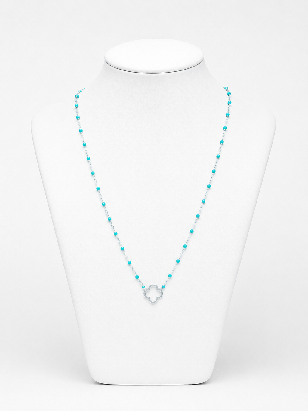 Collier CHANCE argenté perles