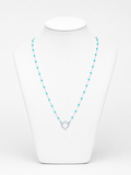 Collier CHANCE argenté perles