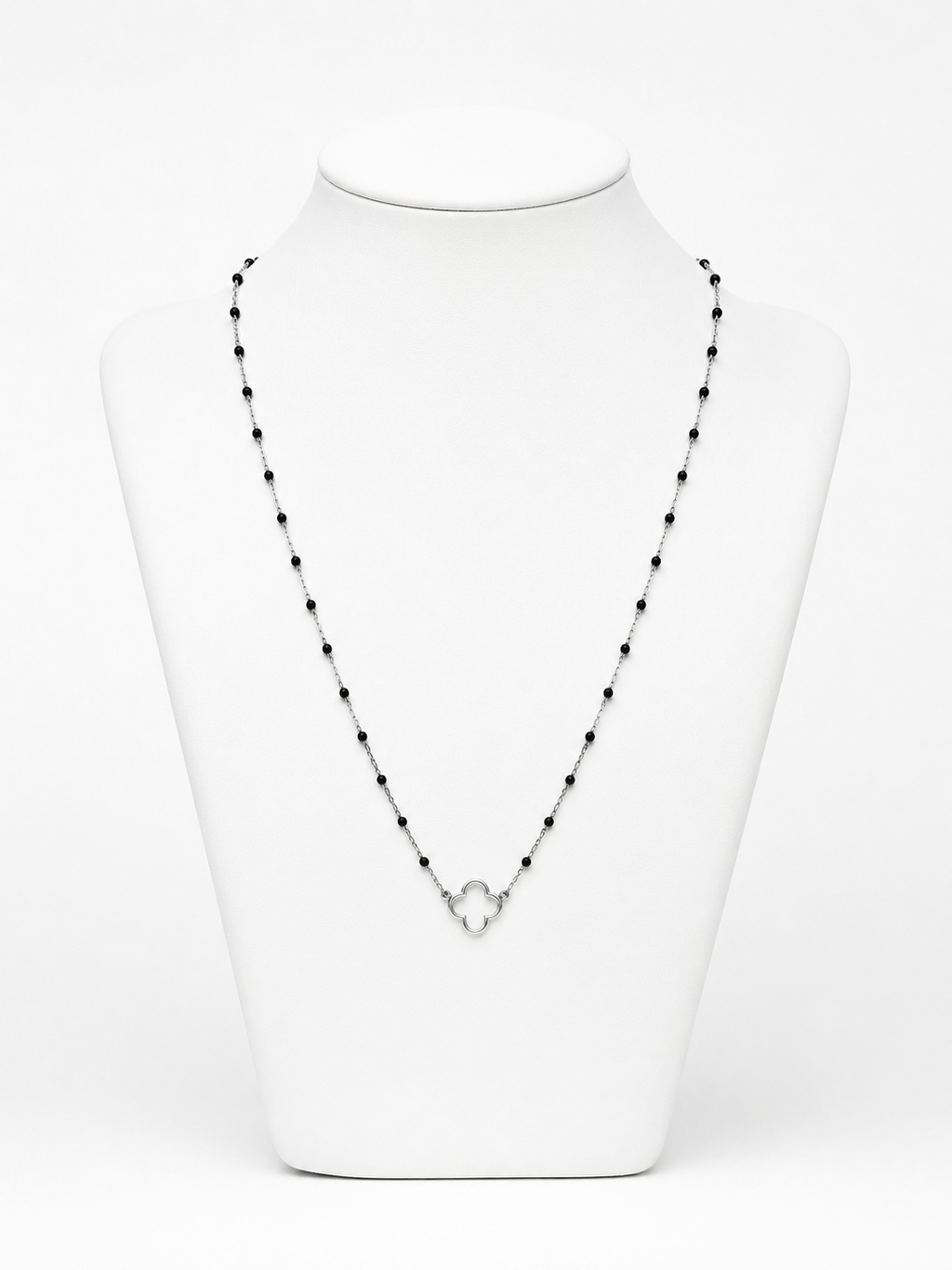 Collier CHANCE argenté perles