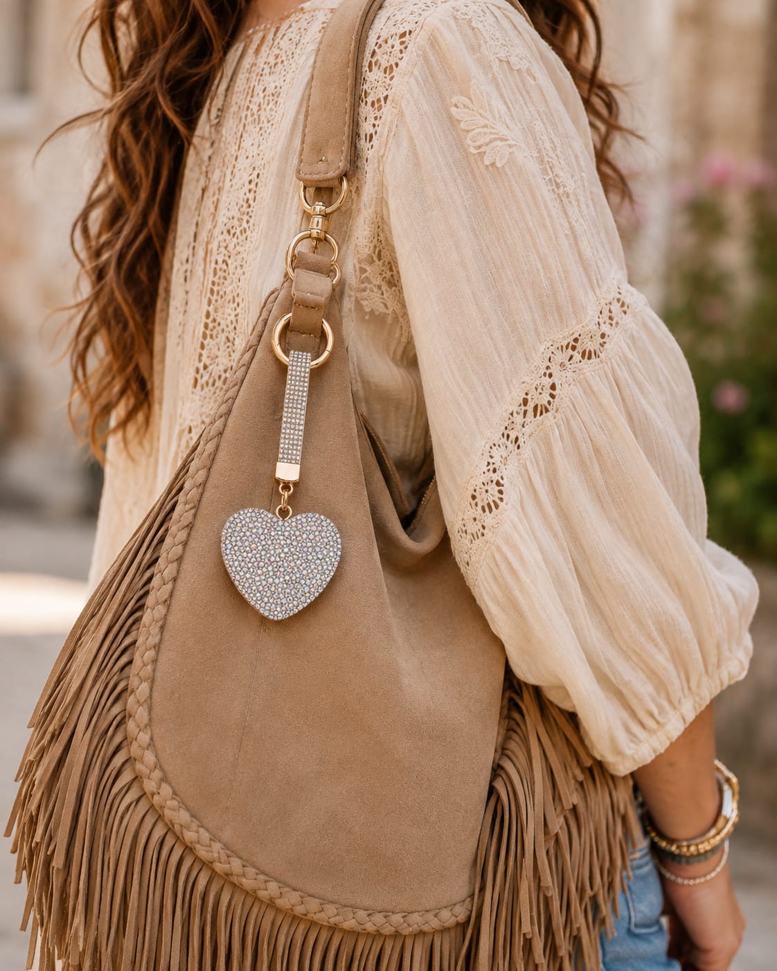 Porte-clés / Bijou de sac LOVE Mayä Boutique