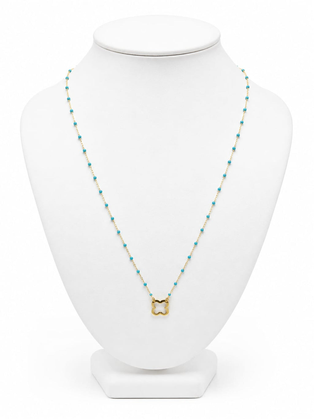 Collier CHANCE doré perles Mayä Boutique