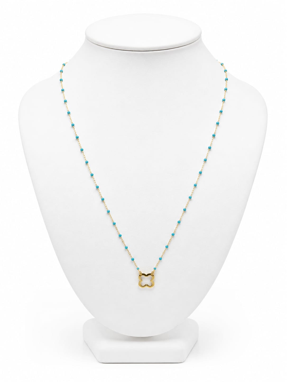 Collier CHANCE doré perles Mayä Boutique