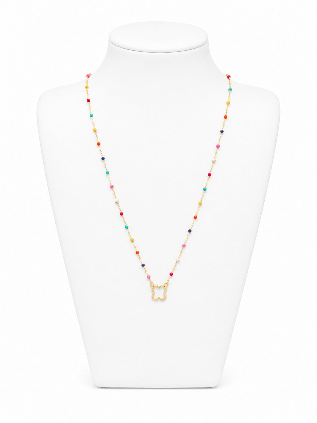 Collier CHANCE doré perles