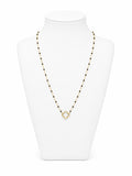 Collier CHANCE doré perles